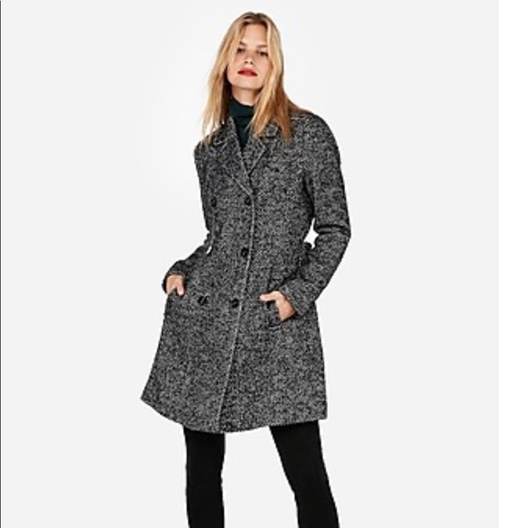 Express Jackets & Blazers - Belted tweed coat